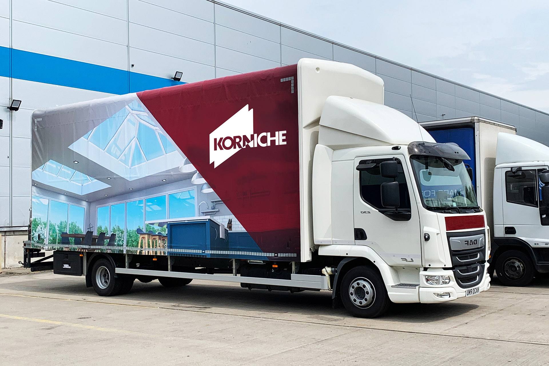 Korniche & Made For Trade Roof Lantern Delivery Vehicles