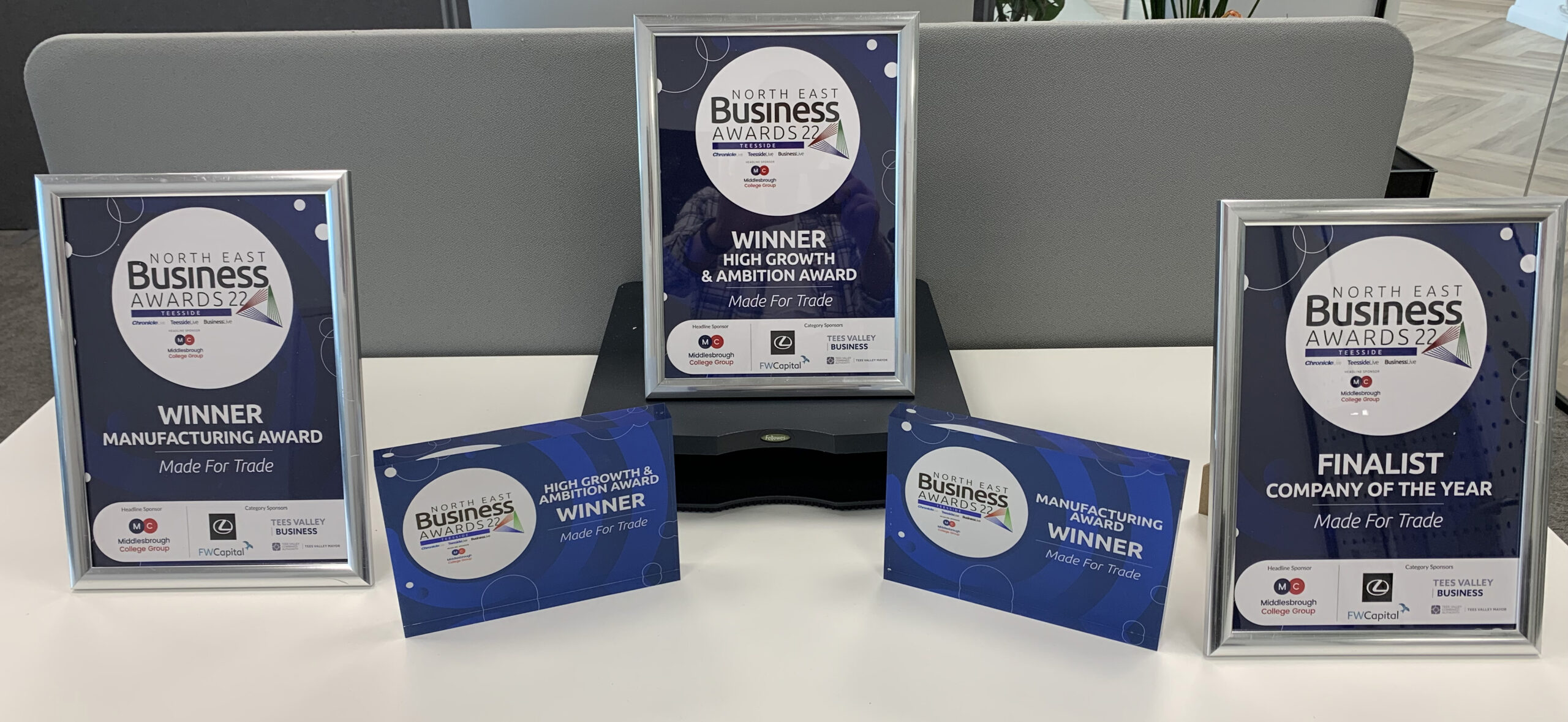 Made for Trade North East Business Award winners