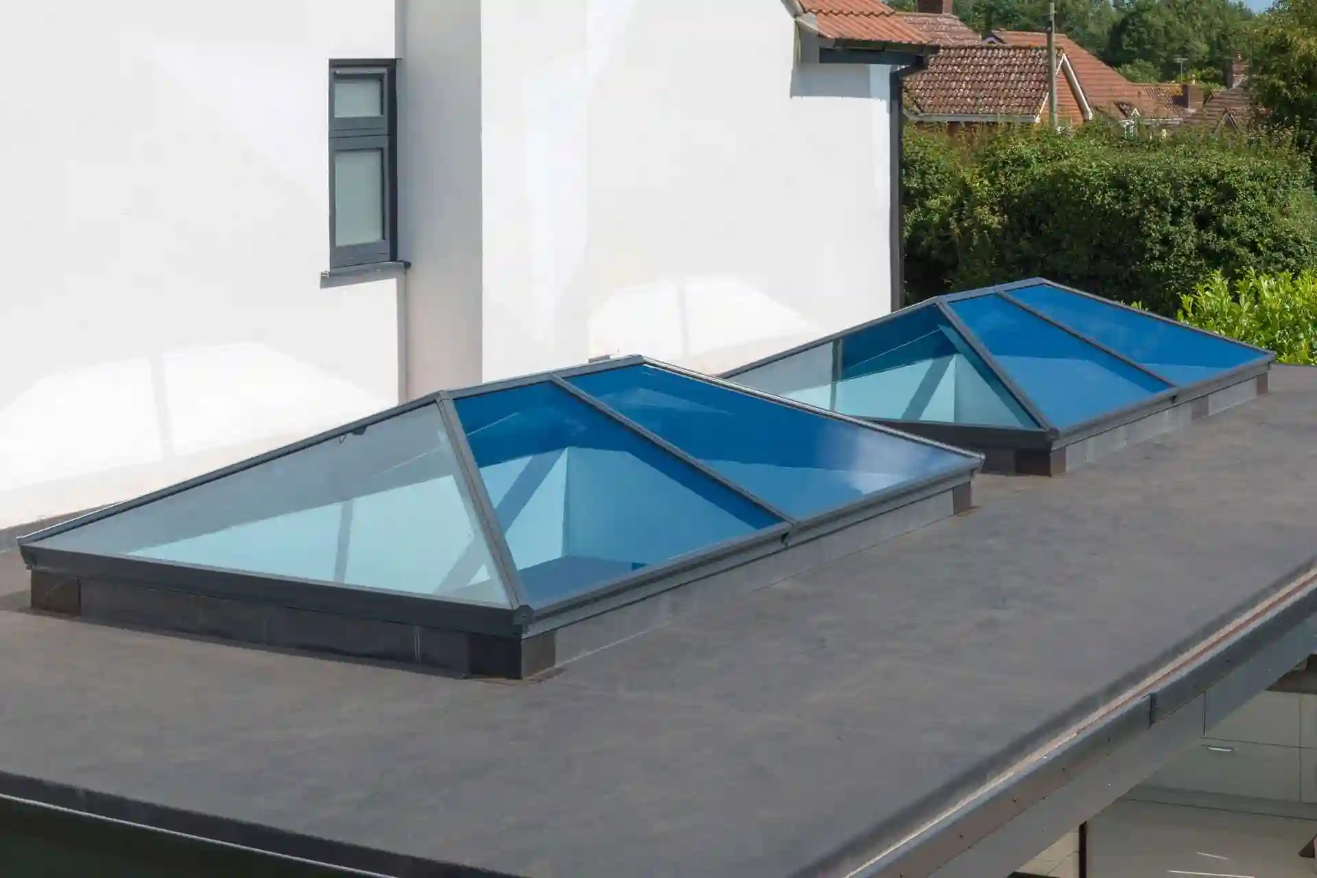 Two Korniche Roof Lanterns side by side by Made for Trade