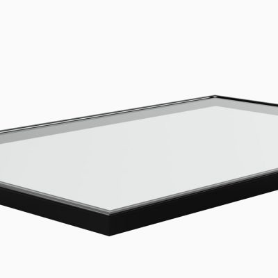 Korniche Flat Glass in black