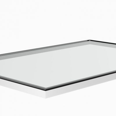 Korniche Flat Glass in White