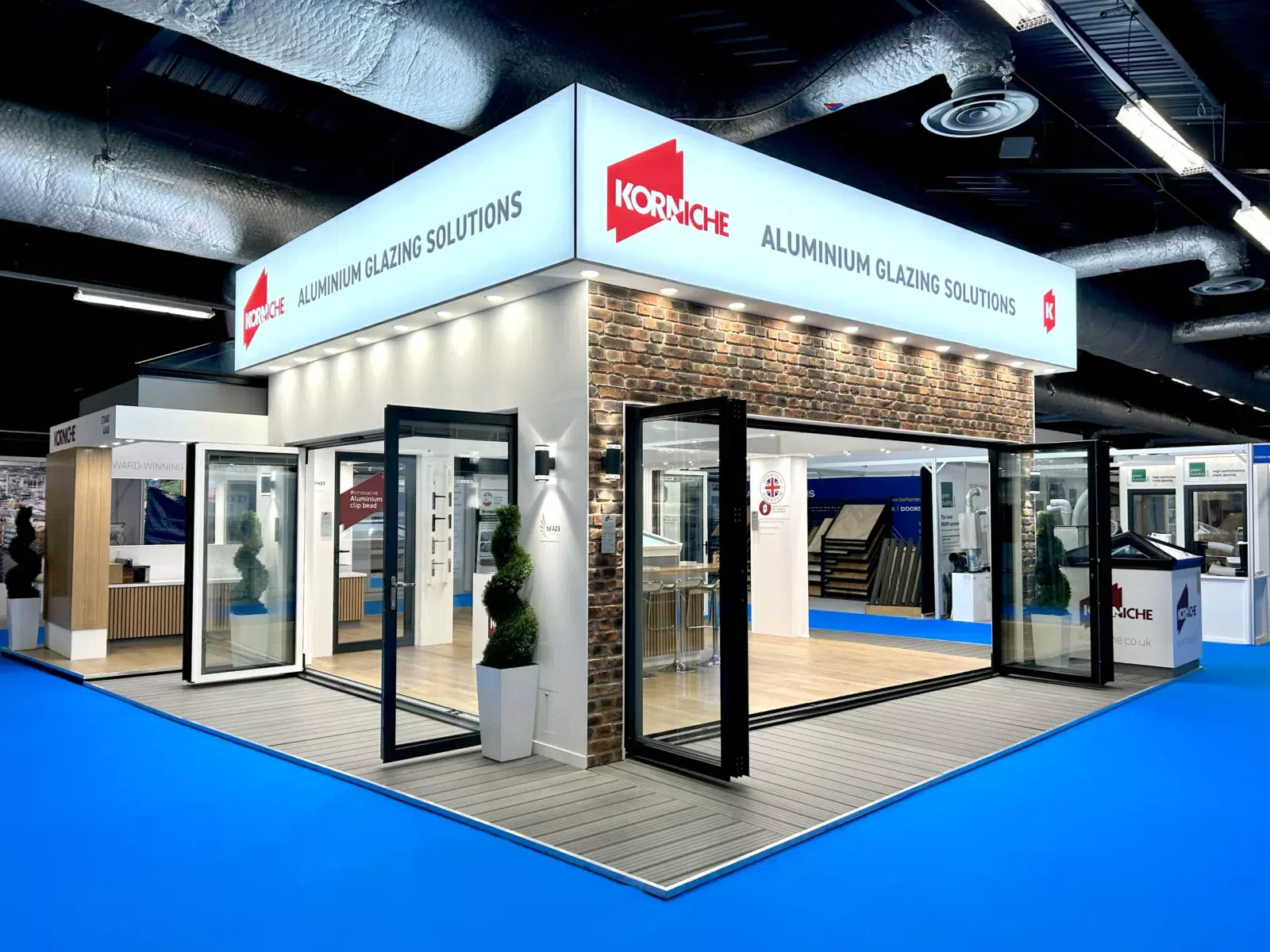 The Korniche Stand at the Homebuilding & Renovating Show in London ExCeL
