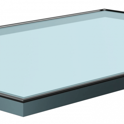 Korniche Flat Glass Rooflight - Blue Glass