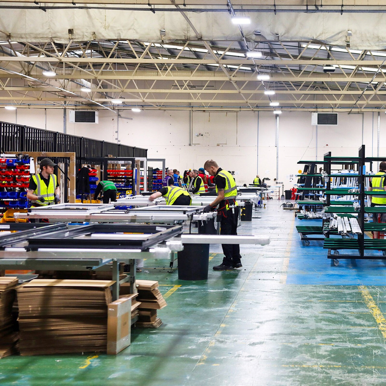 Be Part of the Craft: Build the Future of Luxury Living at Korniche Korniche factory with skilled workers assembling high-quality Bi-Folding Doors. We use innovative technology and precision engineering. Join our team!