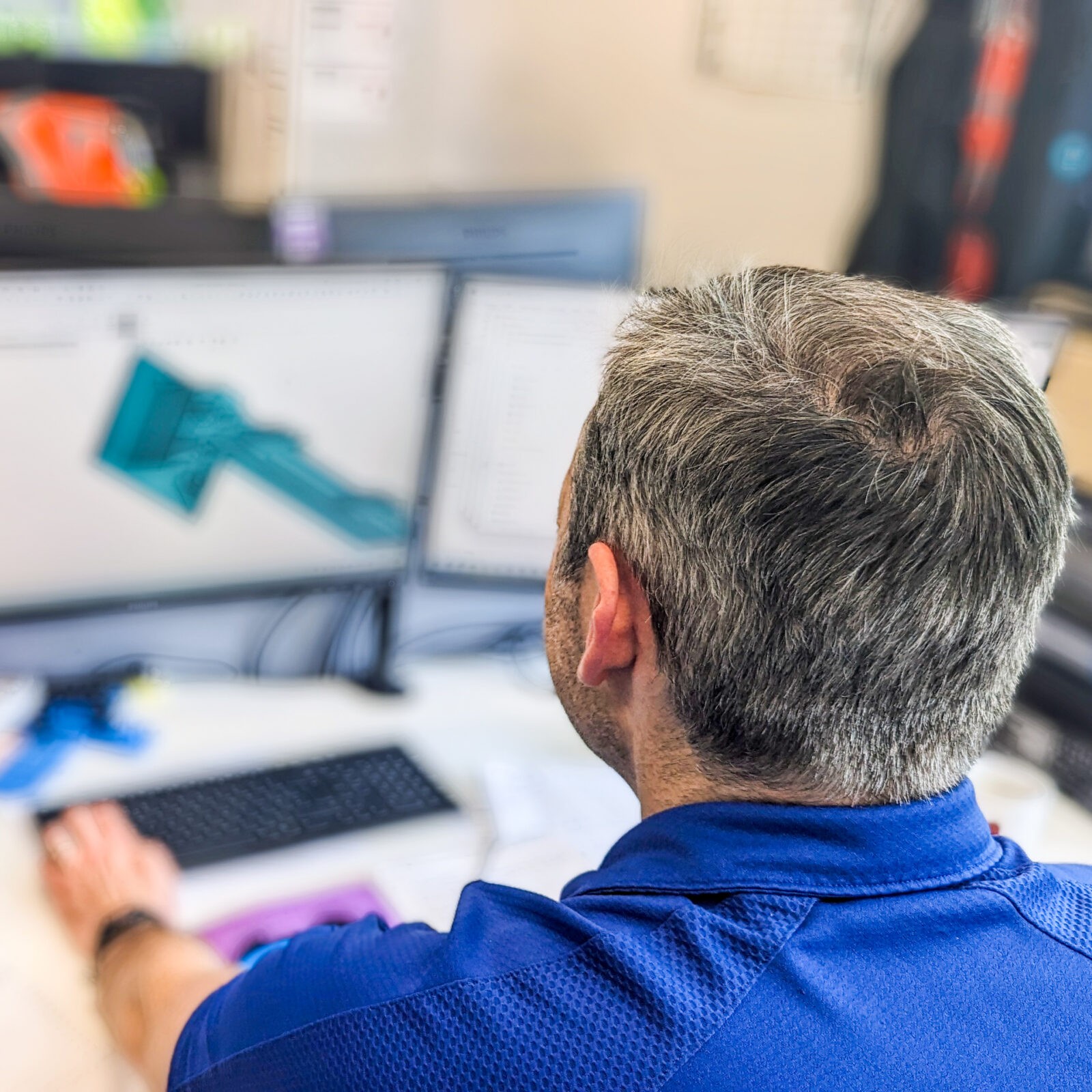 Engineering Innovation: Made for Trade Designs Korniche Made for Trade engineer using 3D CAD software to design a part for a new Korniche project.