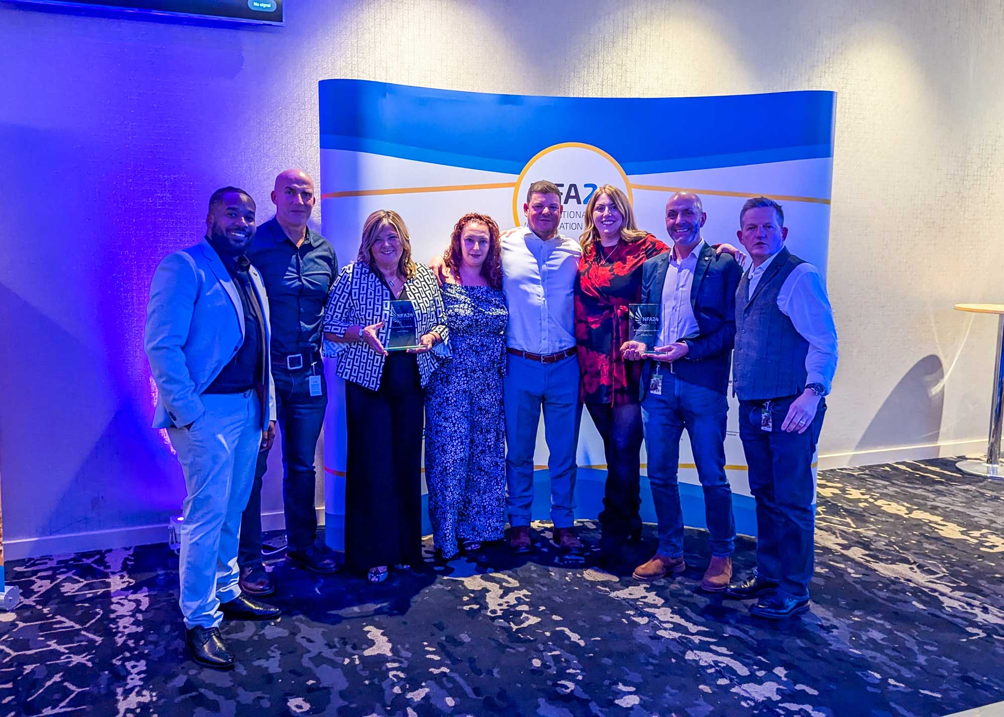 Made For Trade team with their awards at the National Fenestration Awards