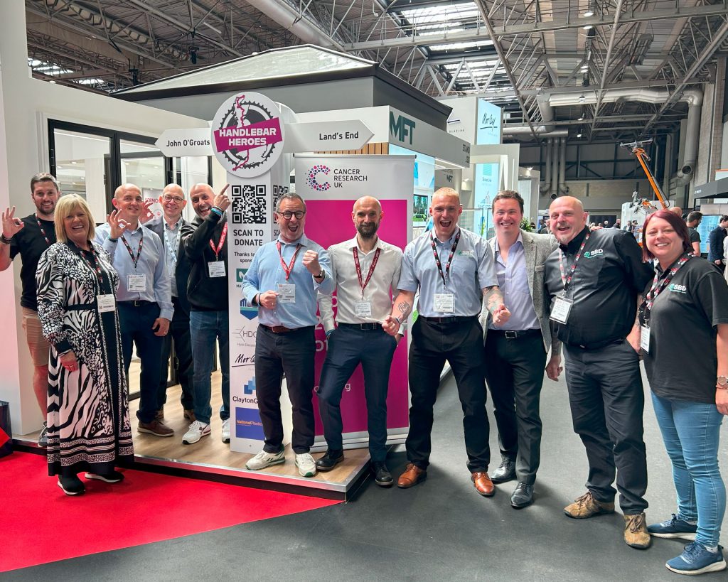 Mark Millar with Handlebar Heroes on Made For Trade Stand at FIT Show 2025