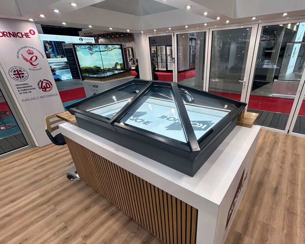 New Korniche Roof Lantern on Made For Trade Stand at FIT Show 2025
