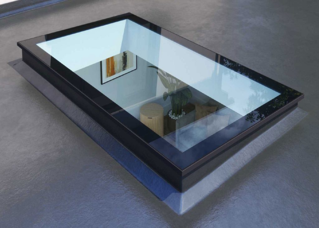Secure Korniche FlatLite™ Rooflight: PAS24 Rated Exterior
