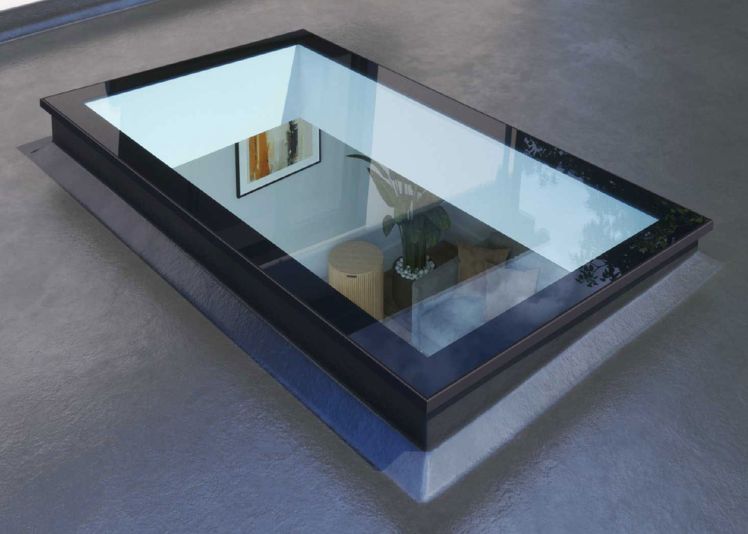 Secure Korniche FlatLite™ Rooflight: PAS24 Rated Exterior