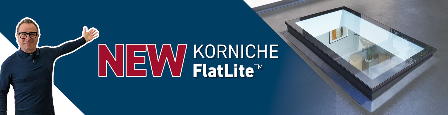 Mark Millar introduces the new Korniche FlatLite rooflight banner.