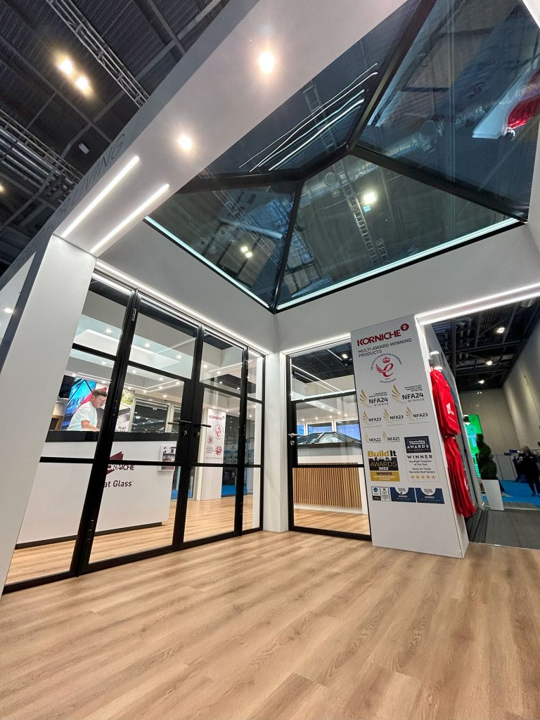 The stunning Korniche Roof Lantern on display at the London Homebuilding & Renovating Show 2025.