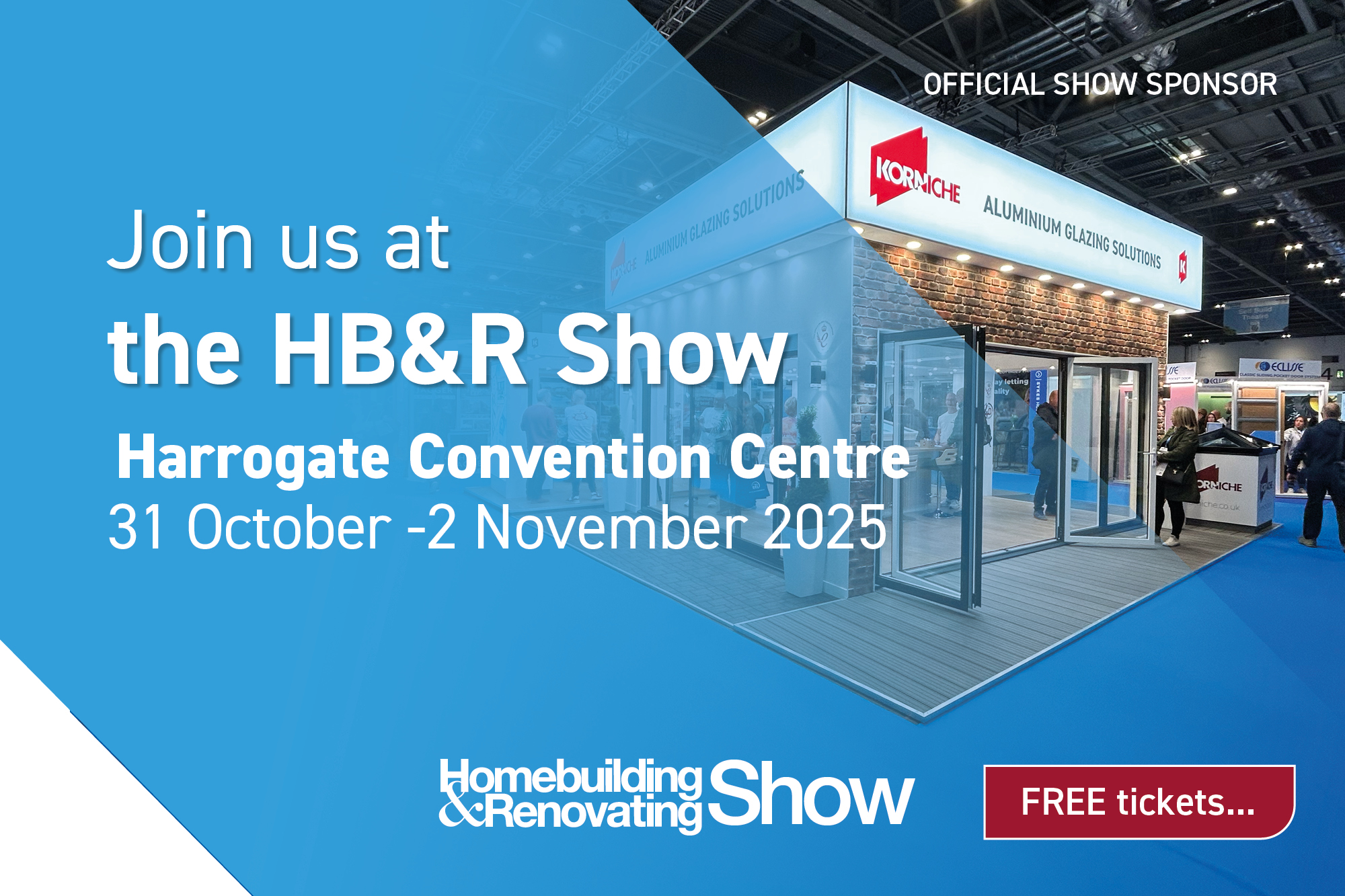 Made For Trade: Official Show Sponsor of the Northern Homebuilding & Renovating Show in Harrogate 2025. Free Tickets available, 31 October – 2 November.