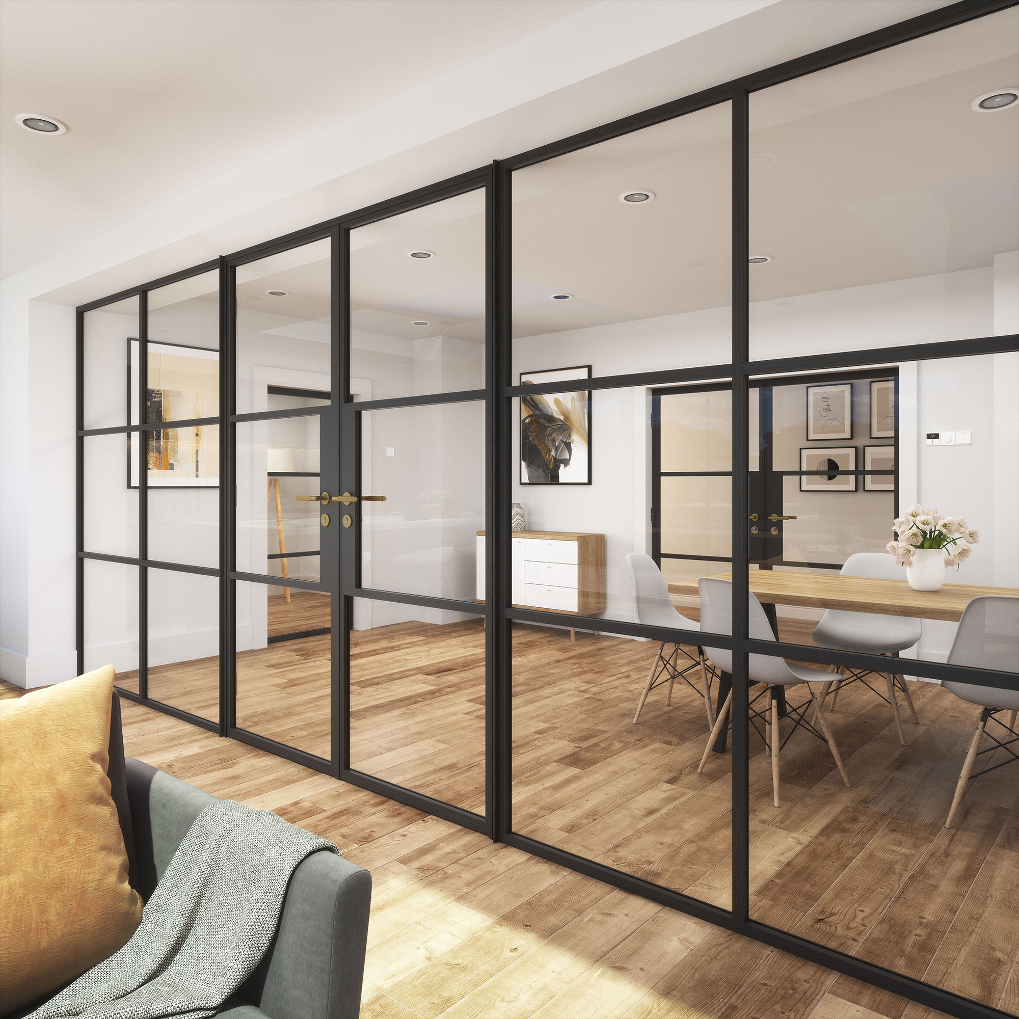 Korniche Internal Glass Partition